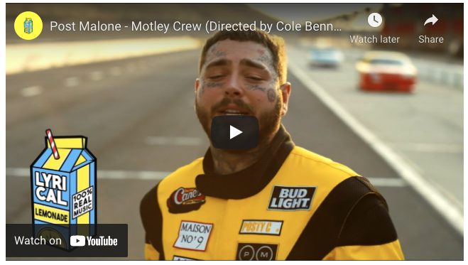 NASCAR Racing Experience Post Malone