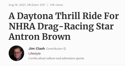 NASCAR Racing Experience Antron Brown